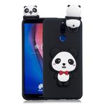For Huawei Mate 10 Lite 3D Cartoon Pattern Shockproof TPU Protective Case(Red Bow Panda)