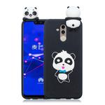 For Huawei Mate 20 Lite 3D Cartoon Pattern Shockproof TPU Protective Case(Blue Bow Panda)