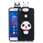 For Huawei P8 Lite 2017 3D Cartoon Pattern Shockproof TPU Protective Case(Red Bow Panda)