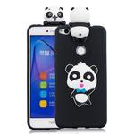 For Huawei P8 Lite 2017 3D Cartoon Pattern Shockproof TPU Protective Case(Blue Bow Panda)