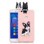 For Huawei P8 Lite 2017 3D Cartoon Pattern Shockproof TPU Protective Case(Cute Dog)