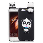 For Huawei P10 3D Cartoon Pattern Shockproof TPU Protective Case(Blue Bow Panda)