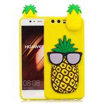 For Huawei P10 3D Cartoon Pattern Shockproof TPU Protective Case(Big Pineapple)