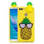 For Huawei Y9 2018 3D Cartoon Pattern Shockproof TPU Protective Case(Big Pineapple)