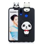 For Huawei Honor 8X 3D Cartoon Pattern Shockproof TPU Protective Case(Red Bow Panda)