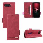 For Asus ROG Phone 5 Magnetic Clasp Leather Phone Case(Red)