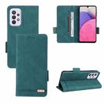 For Samsung Galaxy A33 5G Magnetic Clasp Leather Phone Case(Green)