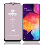 For Galaxy A50 9H HD Large Arc High Alumina Full Screen Tempered Glass Film