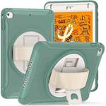 360 Degree Rotation PC + TPU Tablet Case For iPad mini 5 / 4(Jade Green)