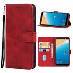 For Tecno Camon CM Leather Phone Case(Red)