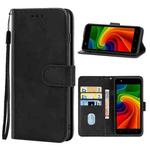 For Tecno F2 Leather Phone Case(Black)