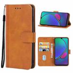 For Tecno Phantom 9 Leather Phone Case(Brown)