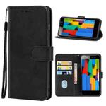 For Tecno S12 Leather Phone Case(Black)