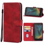 For Tecno WX3 Pro Leather Phone Case(Red)