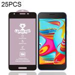 25 PCS 9H HD Large Arc High Alumina Full Screen Tempered Glass Film for Galaxy A2 Core
