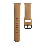 Silicone Watch Band, Size: S 110mm For Apple Watch Series 8&7 41mm / SE 2&6&SE&5&4 40mm / 3&2&1 38mm(Walnut)