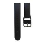 Silicone Watch Band, Size: S 110mm For Apple Watch Series 8&7 41mm / SE 2&6&SE&5&4 40mm / 3&2&1 38mm(Black)