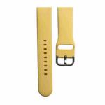 Silicone Watch Band, Size: L 132mm For Apple Watch Series 8&7 41mm / SE 2&6&SE&5&4 40mm / 3&2&1 38mm(Yellow)