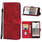 Leather Phone Case For Kyocera Gratina KYV48(Red)