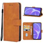 Leather Phone Case For OPPO A73 5G(Brown)