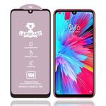 For Xiaomi Redmi Note 7s 9H HD Large Arc High Alumina Full Screen Tempered Glass Film