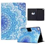 Electric Pressed TPU Leather Tablet Case For iPad mini 5 / 4 / 3 / 2 / 1(Green Flower)