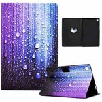 For Samsung Galaxy Tab A 10.1 2019 Electric Pressed TPU Leather Tablet Case(Water Droplets)