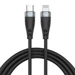 ADC-008 30W USB-C / Type-C to 8 Pin Fast Charge Data Cable, Cable Length:1m(Black Grey)