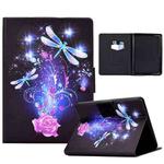 For Amazon Kindle Paperwhite 4 / 3 / 2 / 1 Electric Pressed TPU Leather Tablet Case(Butterfly)