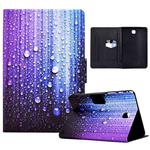 For Samsung Galaxy Tab A 8.0 2015 Electric Pressed TPU Leather Tablet Case(Water Droplets)