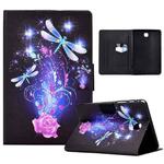 For Samsung Galaxy Tab A 8.0 2015 Electric Pressed TPU Leather Tablet Case(Butterfly)