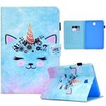For Samsung Galaxy Tab A 8.0 T350 Sewing Pen Slot Leather Tablet Case(Wildebeest)