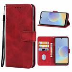 Leather Phone Case For BLU G71+(Red)
