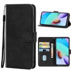 Leather Phone Case For Xiaomi Redmi 10 2022(Black)