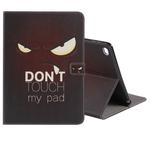 For iPad 5 & 6 Colored Drawing Pattern Horizontal Flip PU Leather Case with Holder & Card Slots & Wallet & Sleep / Wake-up Function(Eye)