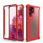 For Samsung Galaxy S22 Ultra 5G Double-Sided Full Coverage TPU + Acrylic Phone Case(Red)