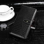 For TCL 20B idewei Crocodile Texture Horizontal Flip Leather Phone Case(Black)