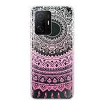 For Xiaomi Mi 11T Gradient Lace Transparent TPU Phone Case(Gradient Pink)