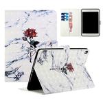 For iPad 10.5 / 10.2 Colored Drawing Horizontal Flip Leather with Holder & Card Slot & Wallet Sleep / Wake-up Function(Marble Rose)