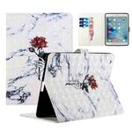 For iPad 2 / 3 / 4 Colored Drawing Horizontal Flip Leather with Holder & Card Slot & Wallet Sleep / Wake-up Function(Marble Rose)