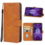 Leather Phone Case For ZTE nubia Red Magic 7(Brown)