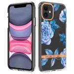 For iPhone 11 Flowers and Plants Series IMD TPU Phone Case (Orchid Peony)