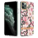 For iPhone 11 Pro Max Flowers and Plants Series IMD TPU Phone Case (Pink Gardenia)