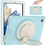 For Samsung Galaxy Tab A8 10.5 2021 Shockproof TPU + PC Protective Tablet Case(Ice Crystal Blue)