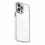 Elite Series All-inclusive Camera Phone Case For iPhone 13 Pro Max(Transparent White)