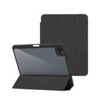 Magnetic Split Leather Smart Tablet Case For iPad mini 5 / mini 4(Black)