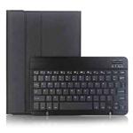 A08B Bluetooth Keyboard Leather Case with Holder & TPU Pen Slot For Samsung Galaxy Tab A8 10.5 2021 SM-X205 / SM-X200(Black)