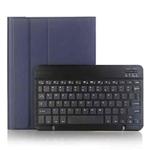 A08B Bluetooth Keyboard Leather Case with Holder & TPU Pen Slot For Samsung Galaxy Tab A8 10.5 2021 SM-X205 / SM-X200(Blue)