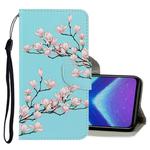 For Huawei Honor 8X 3D Colored Drawing Horizontal Flip PU Leather Case with Holder & Card Slots & Wallet(Magnolia)