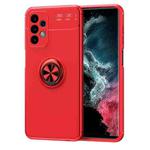For Samsung Galaxy A23 Metal Ring Holder TPU Phone Case(Red)